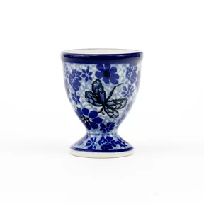 Kieliszek do jajek 106 h-6cm <br> 1443X Ważka w kwiatach